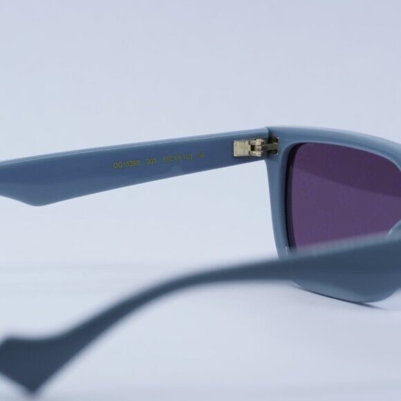 🕶️ New Gucci GG1539S 003 Sunglasses - Light Blue Frame - Picture 9 of 16